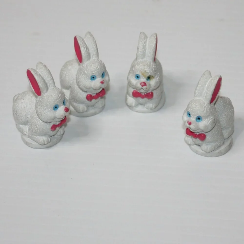 Easter Basket Goodie Bag Party Favor 33 Piece Lot Bunnies Chicks Erasers Straws